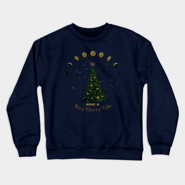 A Very Merry Yule Crewneck Sweatshirt by LunaSea Arts